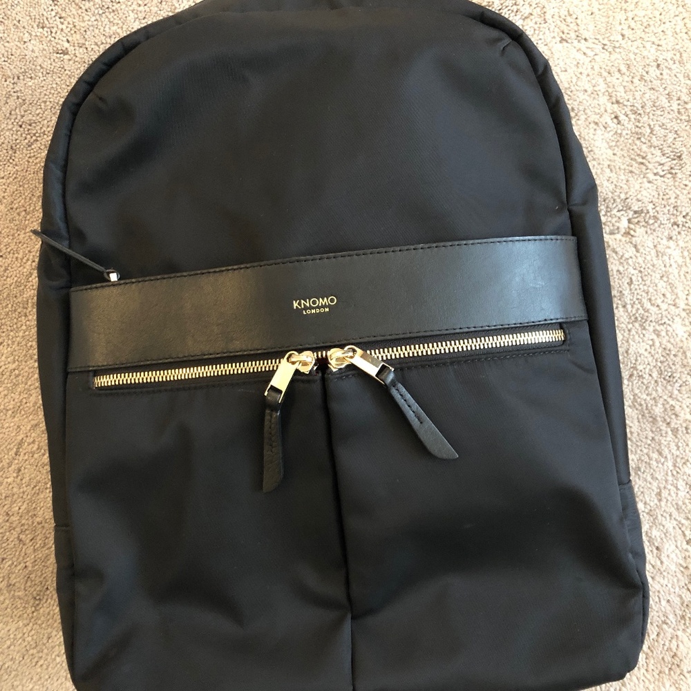 Knomo London - Black Backpack